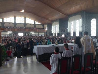 CelebraÃ§Ã£o das CrianÃ§as no SantuÃ¡rio de Laranjeiras do Sul (12/10) 